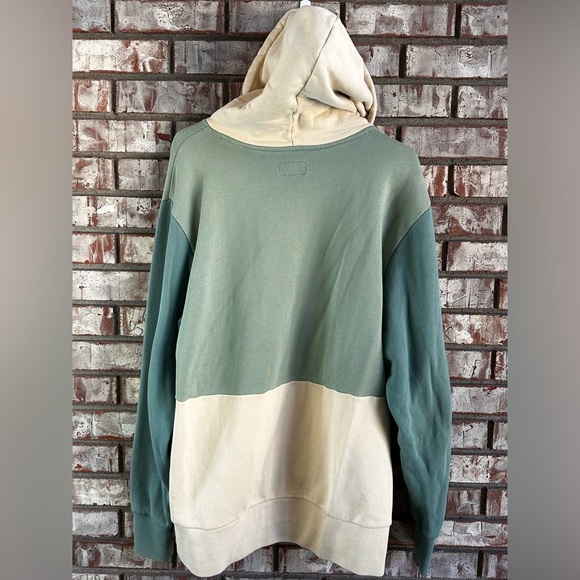 RIPNDIP Color Block Hoodie Tan Blue Green Size Large - Picture 2 of 2